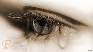 a nő könnye